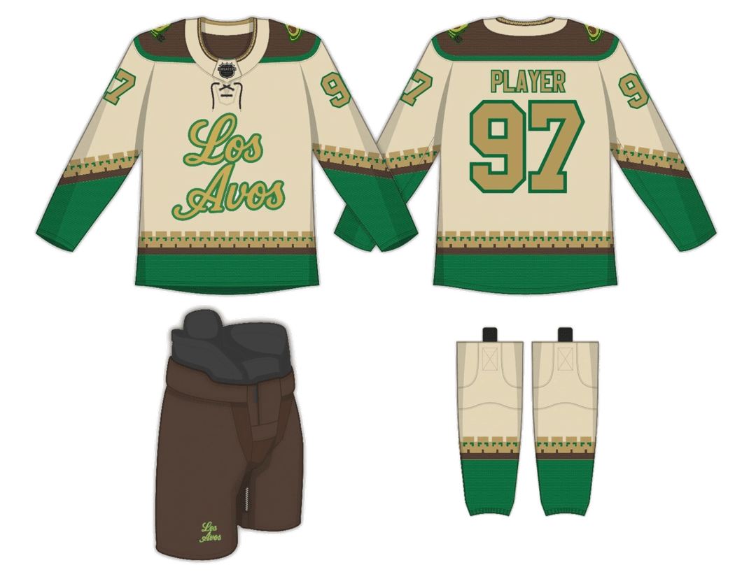 Away jersey — cream Los Avos